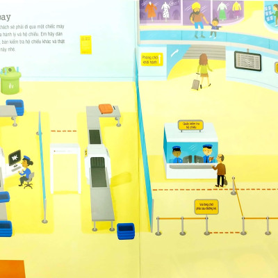 First Sticker Book - Sách Dán Hình Đầu Đời Cho Bé - Sân Bay