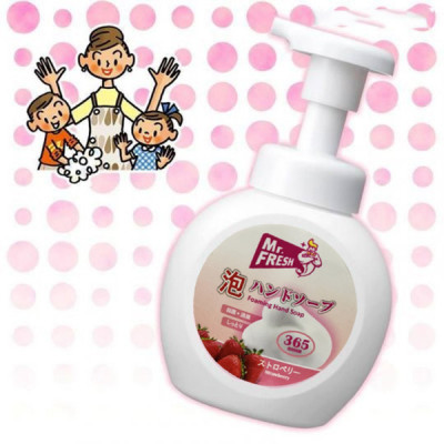 Sữa rửa tay bọt tuyết 365ml Mr.fresh Hương Dâu