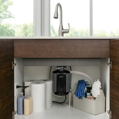 Máy xay rác bồn rửa chén + bộ nút nhấn MOEN GX50MCL+PJW1001 (HÀNG CHÍNH HÃNG)