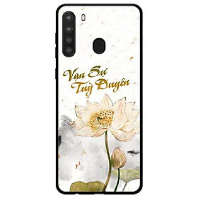 Ốp lưng dành cho Samsung Galaxy A21 mẫu Vạn Sự Tuỳ Duyên