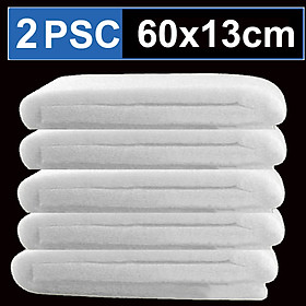 Bộ 2 Bông Lọc Bể Cá Hoàng Nam Trắng 60x13cm - Vật Liệu Lọc Nước Hồ Cá Cao Cấp