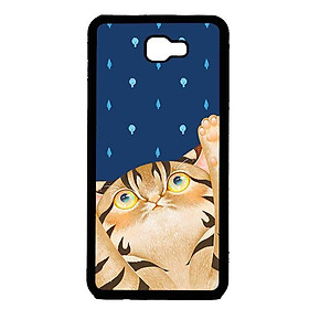 Ốp in cho Samsung Galaxy J5 Prime Mèo Xanh - Hàng chính hãng