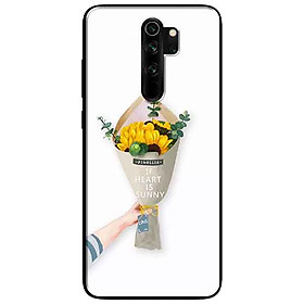 Ốp lưng in cho Xiaomi Redmi Note 8 Pro Mẫu Bó Hoa Hướng Dương