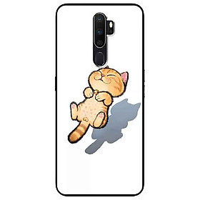 Ốp lưng in cho Oppo A9 2020 Mẫu Mèo Vàng