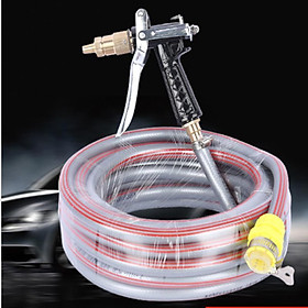 ️FREESHIP️  Bộ dây và vòi xịt tăng áp lực nươc 300% loại 10m5(xám)  Máy Rửa Xe  Chăm Sóc Sân Vườn  206400