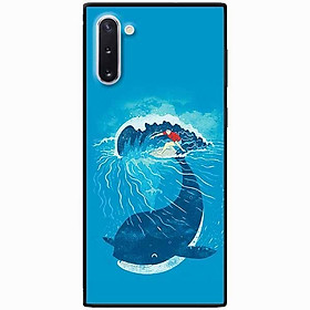 Ốp lưng dành cho Samsung Note 10 mẫu Ván Cá Voi