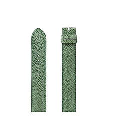 Dây đồng hồ Huy Hoàng da đà điểu size 16, 18, 20 màu xanh lá cây HC8405