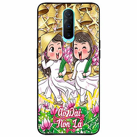 Ốp lưng in cho Oppo R17 Pro Mẫu Đôi Bạn Áo Dài