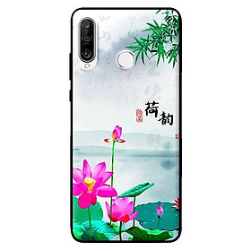 Ốp in cho Huawei P30 Lite Sen Hồng - Hàng chính hãng