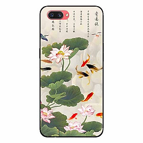 Ốp lưng in cho Oppo A5 - 2018 Tranh Cá Koi