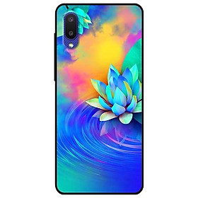 Ốp lưng dành cho Samsung Galaxy A02 - A02s - mẫu Sen Xanh Vàng