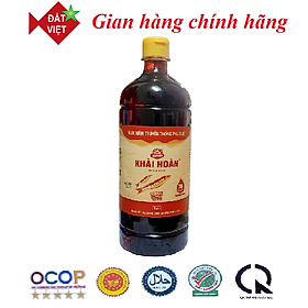 Nước mắm Khải Hoàn Phú Quốc 30-40-43 độ đạm chai nhựa 1 lít