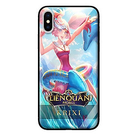 Ốp kính cường lực cho iPhone XS MAX Liên Quân KRIXI - Hàng chính hãng