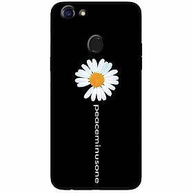 Ốp lưng in cho Oppo F5 Mẫu Cúc Chữ Dài