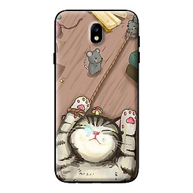 Ốp in cho Samsung Galaxy J7 Plus  Mèo Khóc - Hàng chính hãng