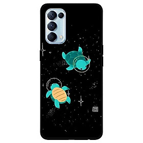 Ốp lưng dành cho Oppo Reno 5 mẫu Hai Chú Rùa Xanh