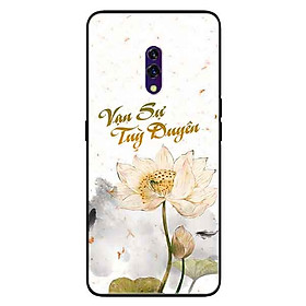 Ốp lưng in cho Realme X Mẫu Vạn Sự Tuỳ Duyên