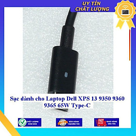 Sạc dùng cho Laptop Dell XPS 13 9350 9360 9365 65W Type-C - Hàng Nhập Khẩu New Seal