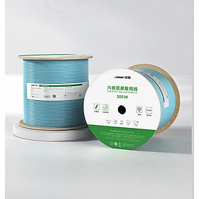 Ugreen UG70317NW124TK 305M Cáp mạng S/FTP CAT6 Engineering Version 0.58mm Pure Copper Wire Core 23AWG - HÀNG CHÍNH HÃNG