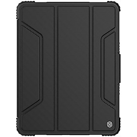 Bao da Nillkin Bumper Leather Case cho iPad Air 4 2020 10.9 Inch / iPad Pro 11 inch 2020 & 2018 (Có khe cắm bút Apple Pencil) - Hàng Nhập Khẩu