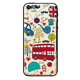 Ốp in cho iPhone 5s Họa Tiết Xe Buýt - Hàng chính hãng