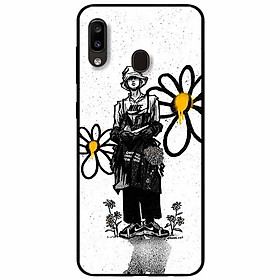 Ốp lưng in cho Samsung A20/ A30 Mẫu Chàng Trai Hoa Cúc