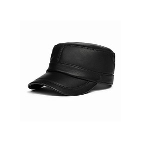 Nón lưỡi trai nam da cừu cao cấp BHY1923 Mũ nam lưỡi ngắn, thoáng khí, thoải mái