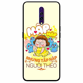 Ốp lưng in cho Realme X Mẫu Mập Tấp Người Theo Nữ