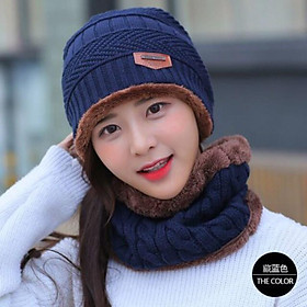MŨ LEN NAM NỮ KÈM KHĂN CỔ HÀN QUỐC CAO CẤP HÀNG HÓT