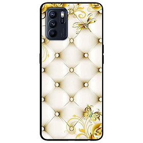 Ốp lưng dành cho Oppo Reno 6 - Reno 6 Z mẫu Hoa Văng Vàng