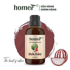 Tinh Dầu Dưa Hấu Homer 100ML - Tinh Dầu Xông Thơm Phòng, Thư Giãn Khử Mùi - Tinh Dầu Trái Cây Thiên Nhiên