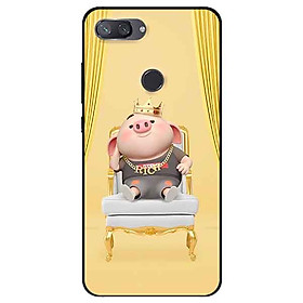 Ốp lưng in cho Xiaomi Mi 8 Lite Mẫu Heo Vua