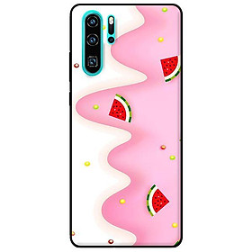 Ốp in cho Huawei P30 Pro Họa Tiết Dưa Hấu Hồng - Hàng chính hãng