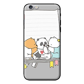 Ốp in cho iPhone 6s 3 Chú Gấu 3 - Hàng chính hãng