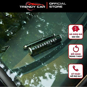 Bảng số ĐT ô tô vios 2017 Hyundai, Toyota có giá đỡ, tặng kèm sáp thơm kiêm búa phá kính chất liệu kim loại
