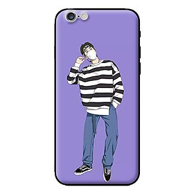 Ốp in cho iPhone 6s Plus Boy Trắng Đen - Hàng chính hãng