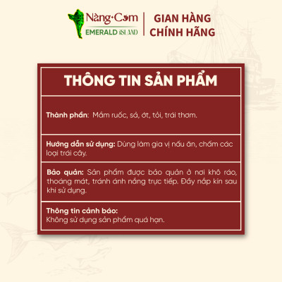 Mắm Ruốc Phú Vị - Đặc Sản Phú Quốc - Nàng Cơm