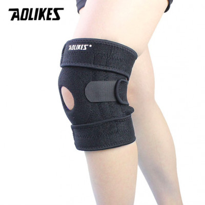 Đai quấn bảo vệ đầu gối thể thao AOLIKES A-7912 thoáng khí four spring sport knee support