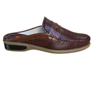 Dép Bít Mũi Nam Da Bò Thật TiTi ĐÔ Cao Cấp GSB20162