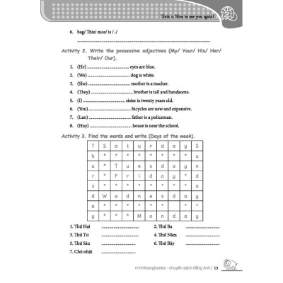 Sách - Chinh Phục 4 Kỹ Năng Tiếng Anh Nghe - Nói - Đọc - Viết Lớp 4 - Tập 1 - Minh Thắng