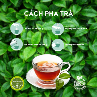 Trà Đinh Lăng Túi Zip - Delta D