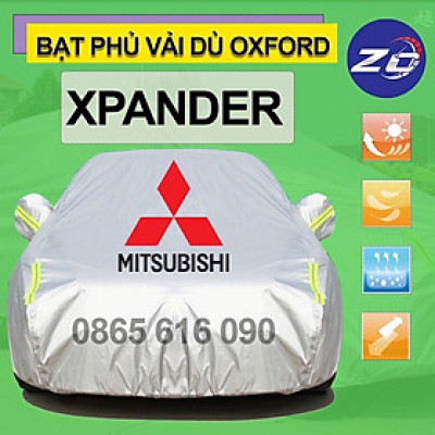  Bạt trùm xe ô tô 7 chỗ Mitsubishi Xpander vải dù oxford cao cấp áo trùm che, bạc phủ xe oto chống nóng,mưa,bụi