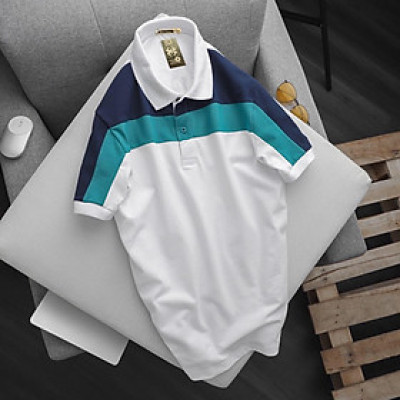 Áo Thun Nam Phối Sọc Ngang Cá Tính Trẻ Trung - LZPS110