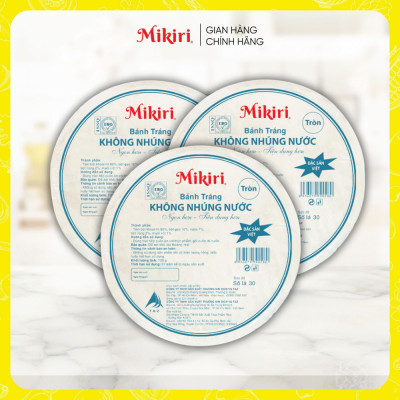 Bánh tráng tròn Mikiri không nhúng nước size lớn nhỏ - tiện lợi - ăn liền Combo lựa chọn