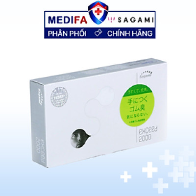 Combo 2 hộp Bao cao su Sagami Exceed 2000 - Thiết kế 3D - Một lần thắt - Hộp 12 chiếc