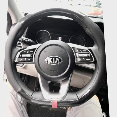 ️ĐỦ HÃNG️ Bọc Vô Lăng D Cut Cacbon Phối Da Thoáng Khí Kèm Sọc  Đỏ Thể Thao