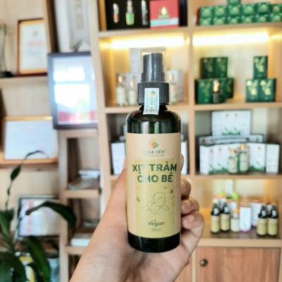 Xịt tràm cho bé 100ml - Hoa Nén - Khử mùi, ngăn muỗi và côn trùng đốt,  gi.ảm h.ăm t.ã, r.ôm s.ảy, m.ẩn ng.ứa cho bé