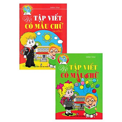 Sách - Vở Tập Viết Có Mẫu Chữ - Combo 2 Cuốn - Hồng Ân