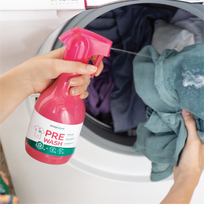 Tẩy Vết Bẩn Quần Áo Không Mất Màu - Hư Hại Sợi Vải Pre-Wash Extra Stanhome 500ml - 64350