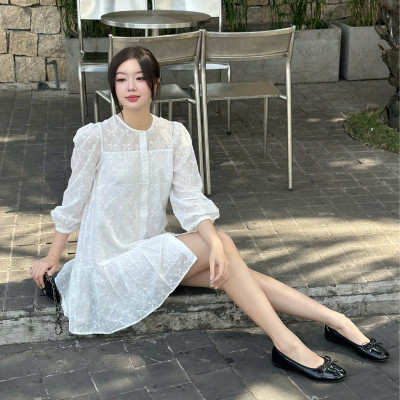 Đầm nữ dài tay sang chảnh trẻ trung thích hơp dạo phố Mari Miều Est.2013